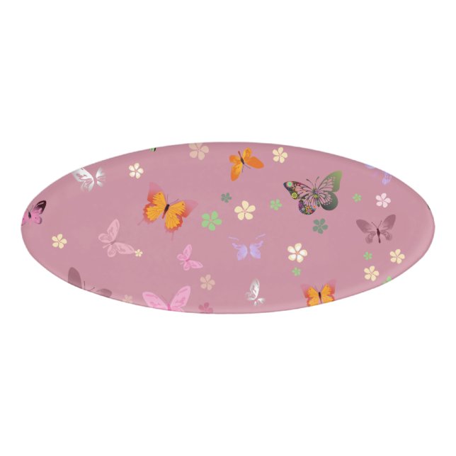 Schmetterling Namenschild (Vorderseite)