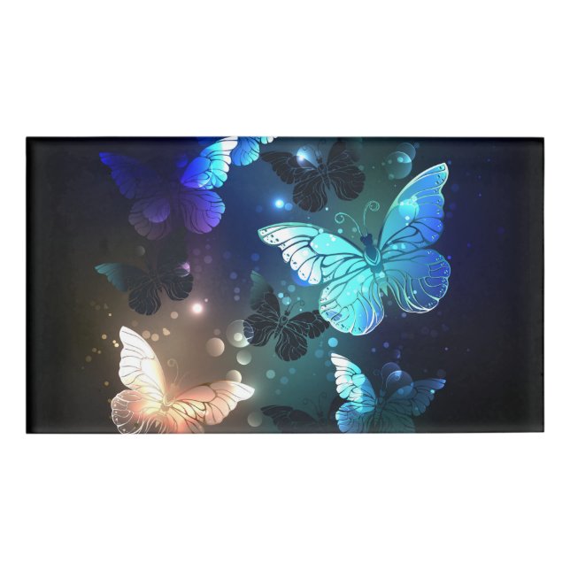 Schmetterling Namenschild (Vorderseite)