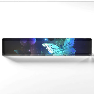Schmetterling Namensplakette