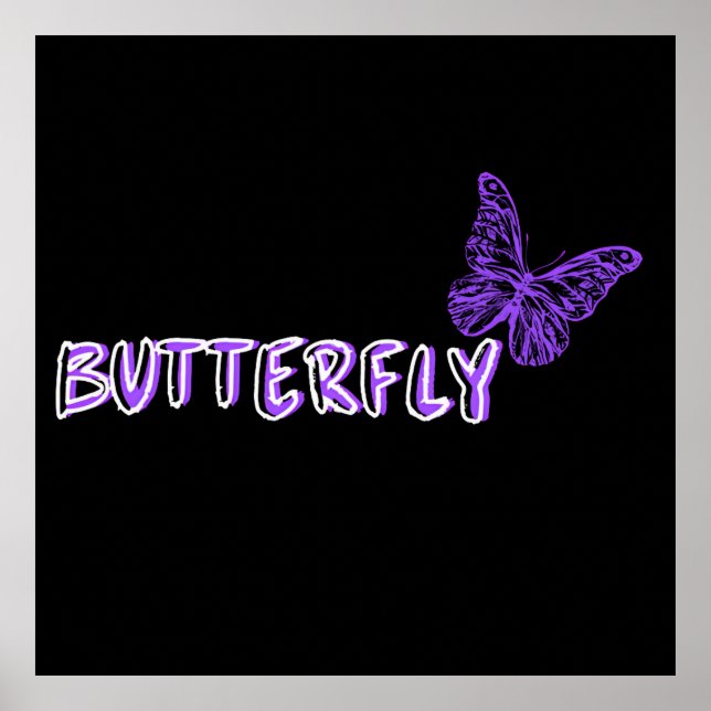 Schmetterling, Naturliebhaber Poster (Vorne)