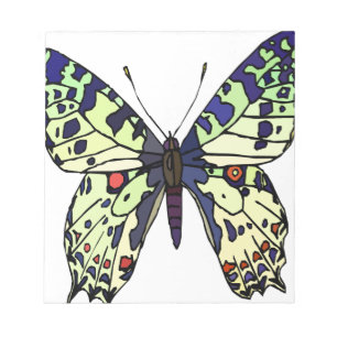 Schmetterling Notizblock