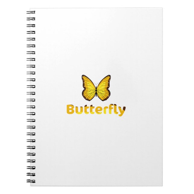 Schmetterling Notizblock (Vorderseite)