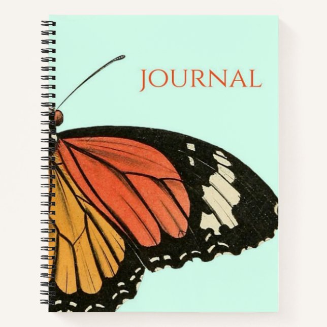 Schmetterling Notizbuch (Vorderseite)