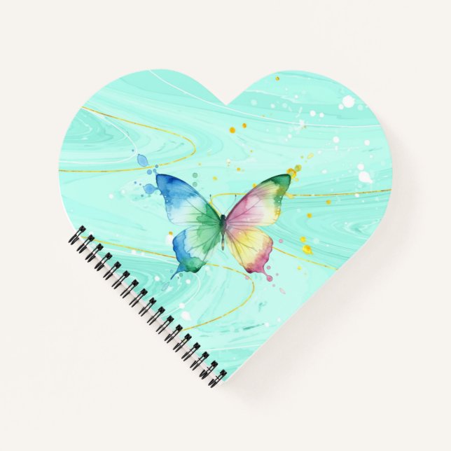 Schmetterling Notizbuch (Vorderseite)