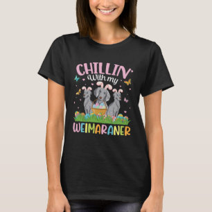 Schmetterling Ostereier Körbe Chillin mit meinem W T-Shirt