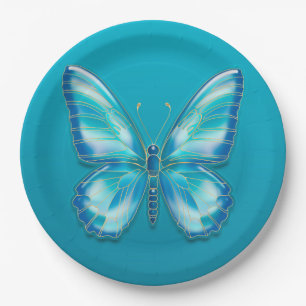 Schmetterling Pappteller