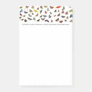 Schmetterling Post-it Klebezettel