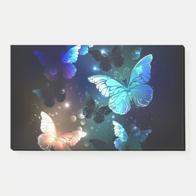 Schmetterling Post-it Klebezettel (Vorderseite)