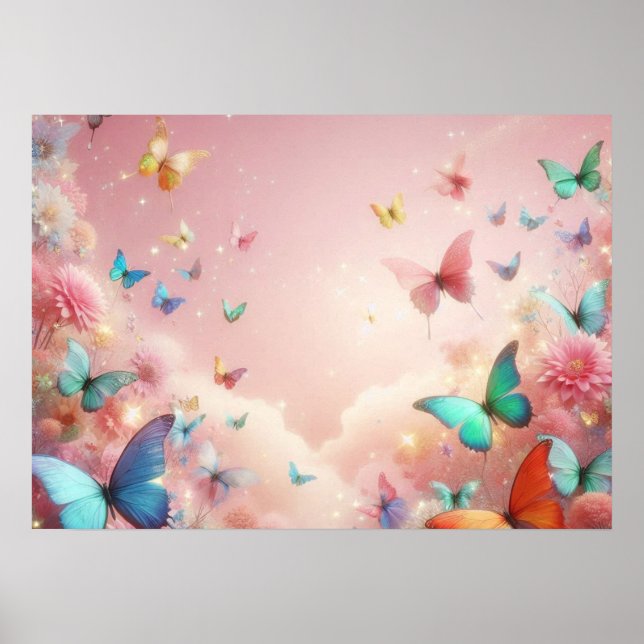 Schmetterling Poster (Vorne)