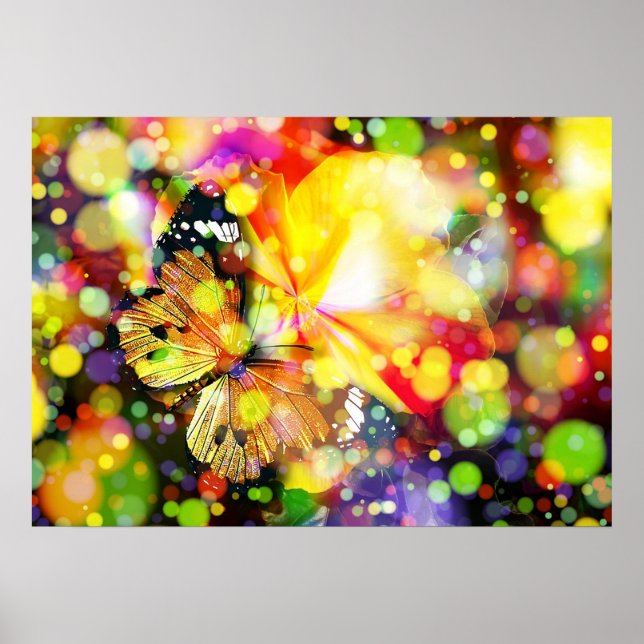Schmetterling Poster (Vorne)