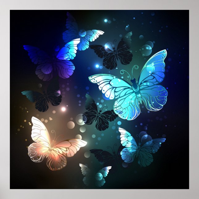 Schmetterling Poster (Vorne)