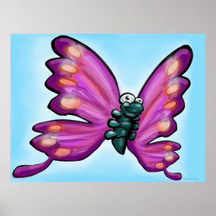 Schmetterling Poster