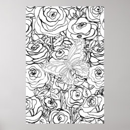 Schmetterling Poster
