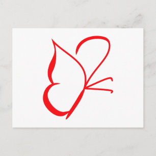 Schmetterling Postkarte