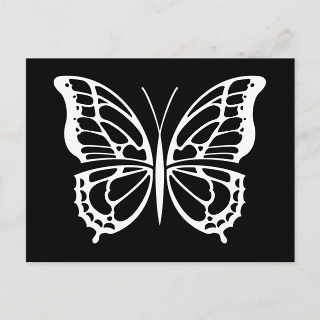 Schmetterling Postkarte (Vorderseite)