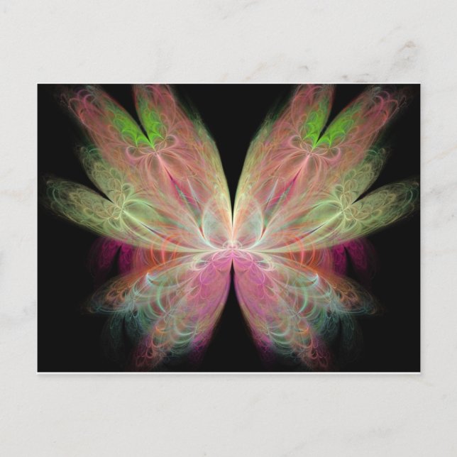 Schmetterling Postkarte (Vorderseite)