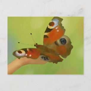 Schmetterling Postkarte