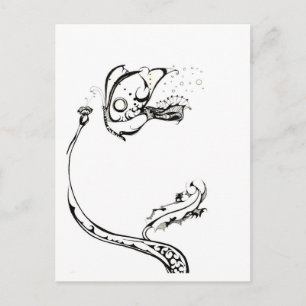 Schmetterling Postkarte