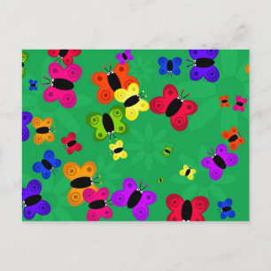 Schmetterling Postkarte