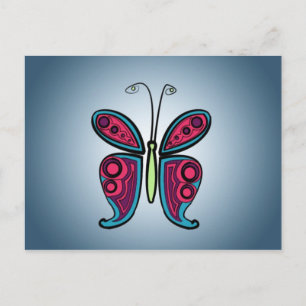 Schmetterling Postkarte