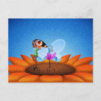 Schmetterling Postkarte