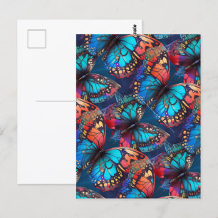 Schmetterling Postkarte