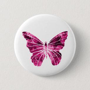Schmetterling Rosa Clipart Niedlich Flying Wings N Button
