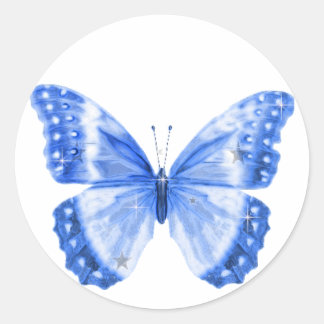 Schmetterling Runder Aufkleber