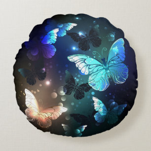 Schmetterling Rundes Kissen