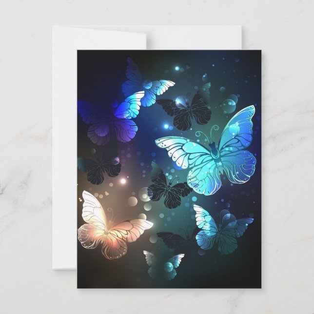 Schmetterling Save The Date (Vorderseite)