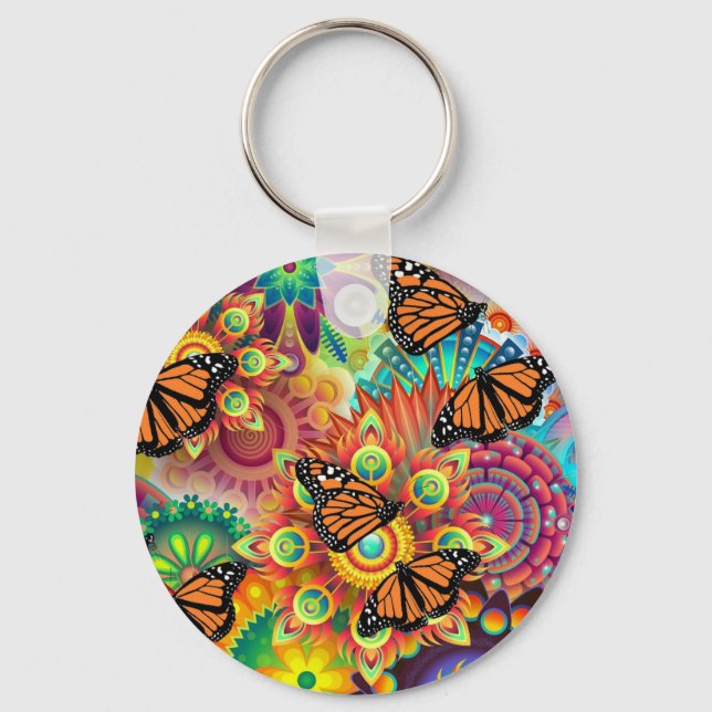 Schmetterling Schlüsselanhänger (Vorderseite)