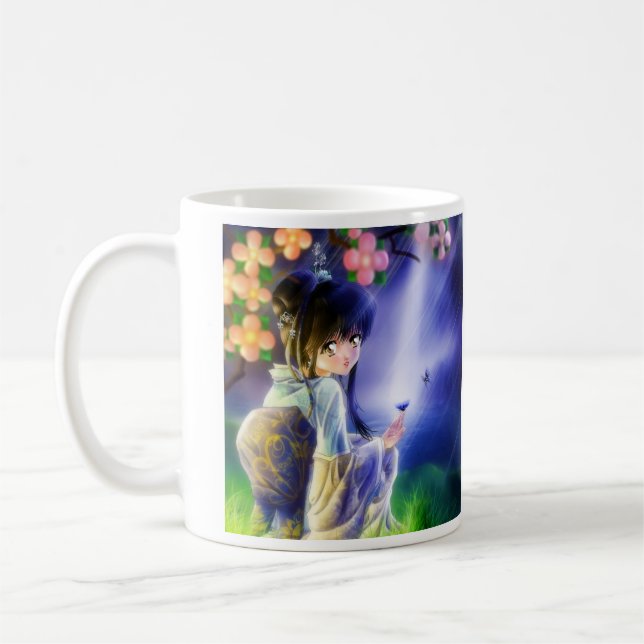 Schmetterling, Schmetterlingsschale Kaffeetasse (Links)
