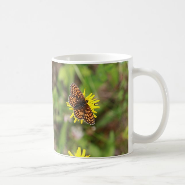 Schmetterling - Schön! Kaffeetasse (Rechts)