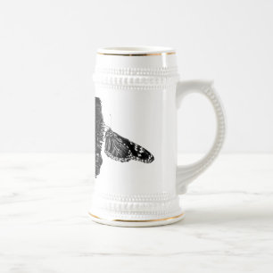 Schmetterling schüchtern blacq bierglas