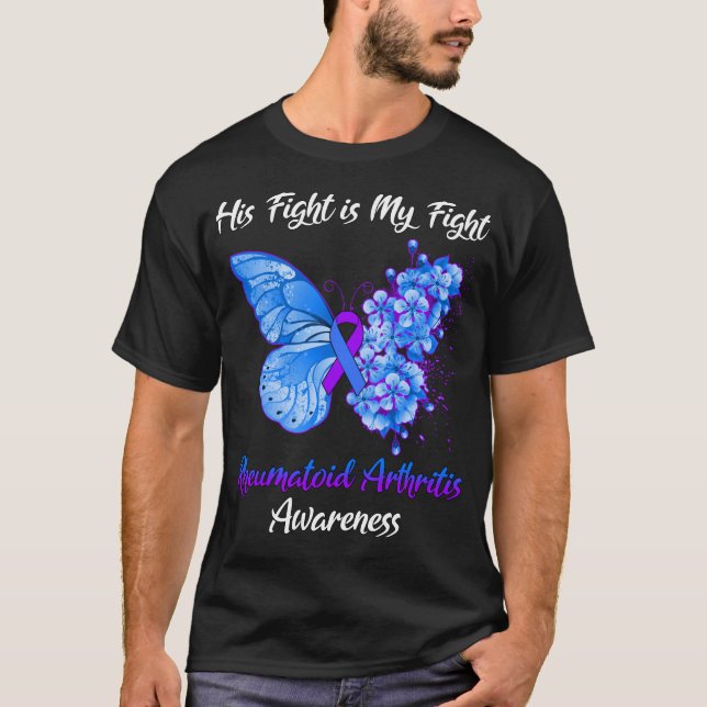 Schmetterling Sein Kampf ist mein Kampf gegen den  T-Shirt (Vorderseite)
