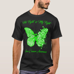 Schmetterling Sein Kampf ist mein Kampf gegen Lebe T-Shirt