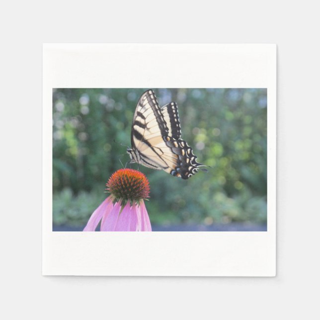 Schmetterling Serviette (Vorderseite)