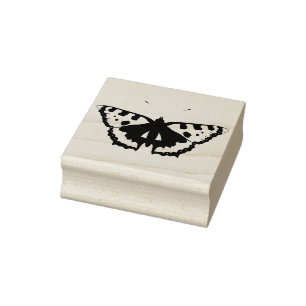 Schmetterling Silhouette Briefmarke Gummistempel