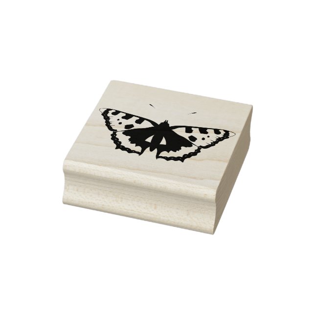 Schmetterling Silhouette Briefmarke Gummistempel (Stempel)
