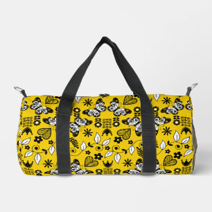 Schmetterling Skandinavische Volkskunst Duffle Bag