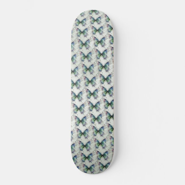 Schmetterling Skateboard (Vorderseite)