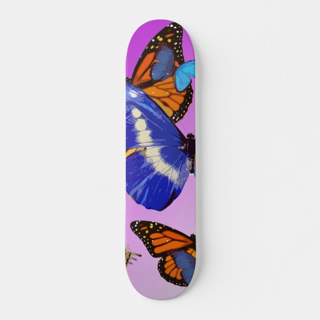 Schmetterling Skateboard (Vorne)