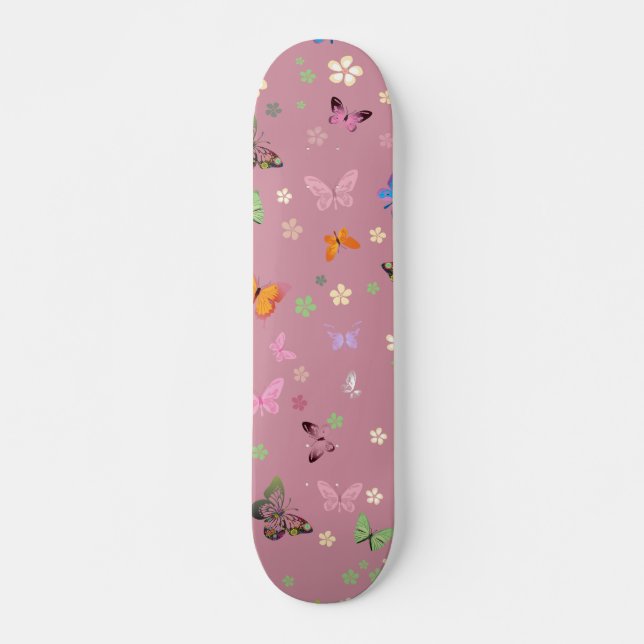Schmetterling Skateboard (Vorne)