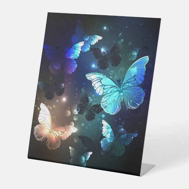 Schmetterling Sockelschild (Vorderseite)