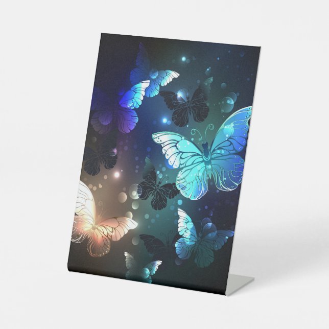 Schmetterling Sockelschild (Vorderseite)