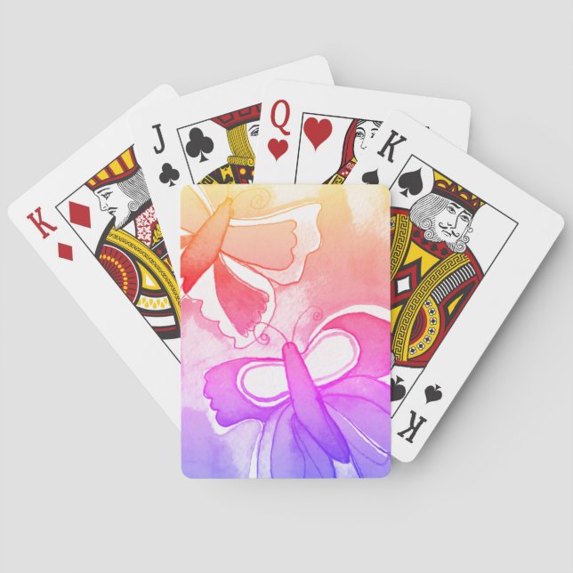Schmetterling Spielkarten (Rückseite)