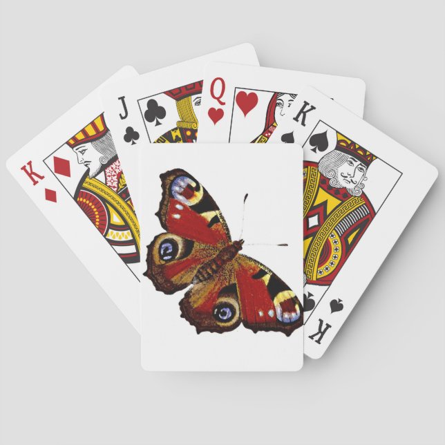 Schmetterling Spielkarten (Rückseite)