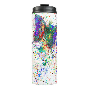 Schmetterling-Splatter-Thermalbecher Thermosbecher