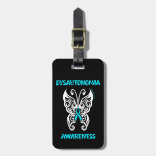 Schmetterling/Stamm...Dysautonomie Gepäckanhänger