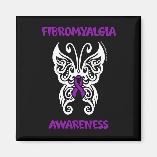 Schmetterling/Stamm.. Fibro Magnet (Vorne)